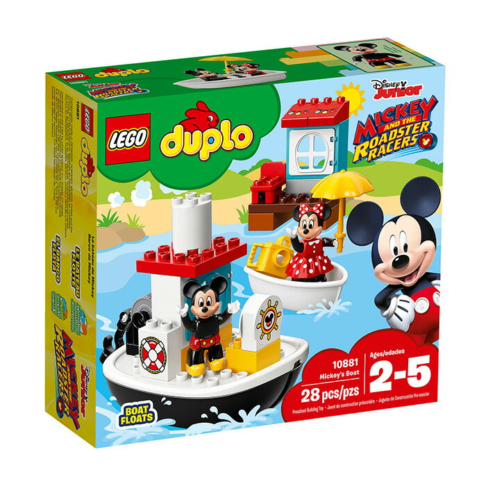 LEGO 樂高 Duplo 得寶系列 10881 Mickey's Boat 【鯊玩具Toy Shark】