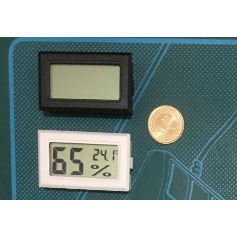 方形電子溫濕度計 爬蟲類壓克力箱 寵物溫箱 電子溫度計 電子濕度計 數字顯示溫濕度計 AG13鈕扣電池【現貨】 1