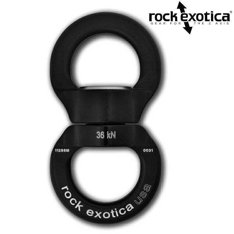 Rock Exotica Rotator Round Swivel Large 萬向轉軸/繩索方向結 S2 L 黑