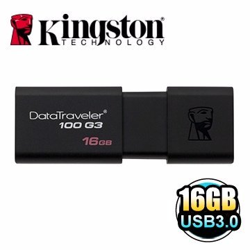 金士頓 隨身碟 【DT100G3/16GB】 16G DT100 G3 USB3.0 隨身碟 新風尚潮流