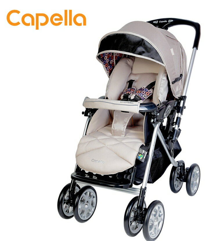 【Capella】BS-705BE銀離子雙向手推車(米咖)