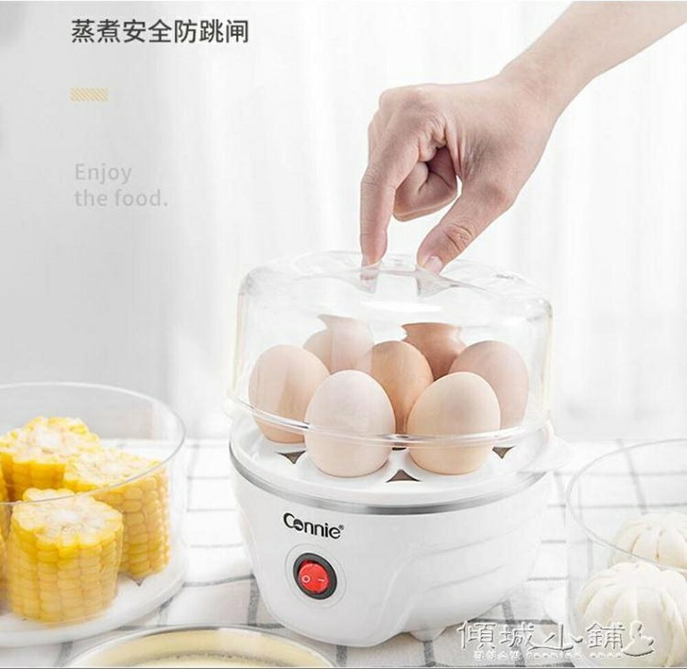 煮蛋器 蒸蛋器家用煮蛋器多功能自動斷電早餐小型煮雞蛋羹機神器迷你1人 全館免運
