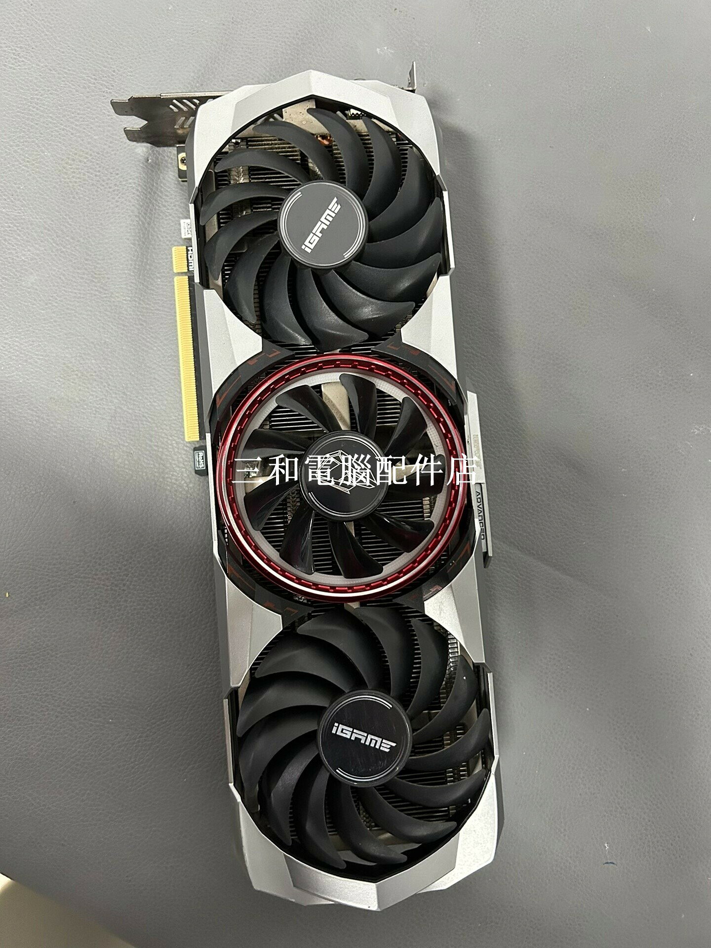 七彩虹 3070ti AD 顯示卡 遊戲 心跳กำหนด ''), 喫雞 電競 實物拍攝 3風扇 8+8P供電 介面齊全