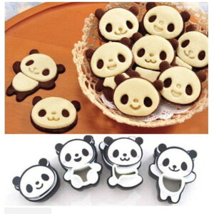 寶貝屋 熊貓餅乾模 熊貓曲奇模具 小熊貓模具 小熊貓餅乾曲奇模 烘焙工具