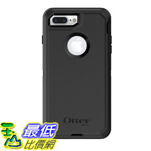 [107美國直購] 保護殼 OtterBox 77-61661 DEFENDER SERIES Case iPhone 8 Plus 7 Plus (ONLY) Retail Packaging BLACK