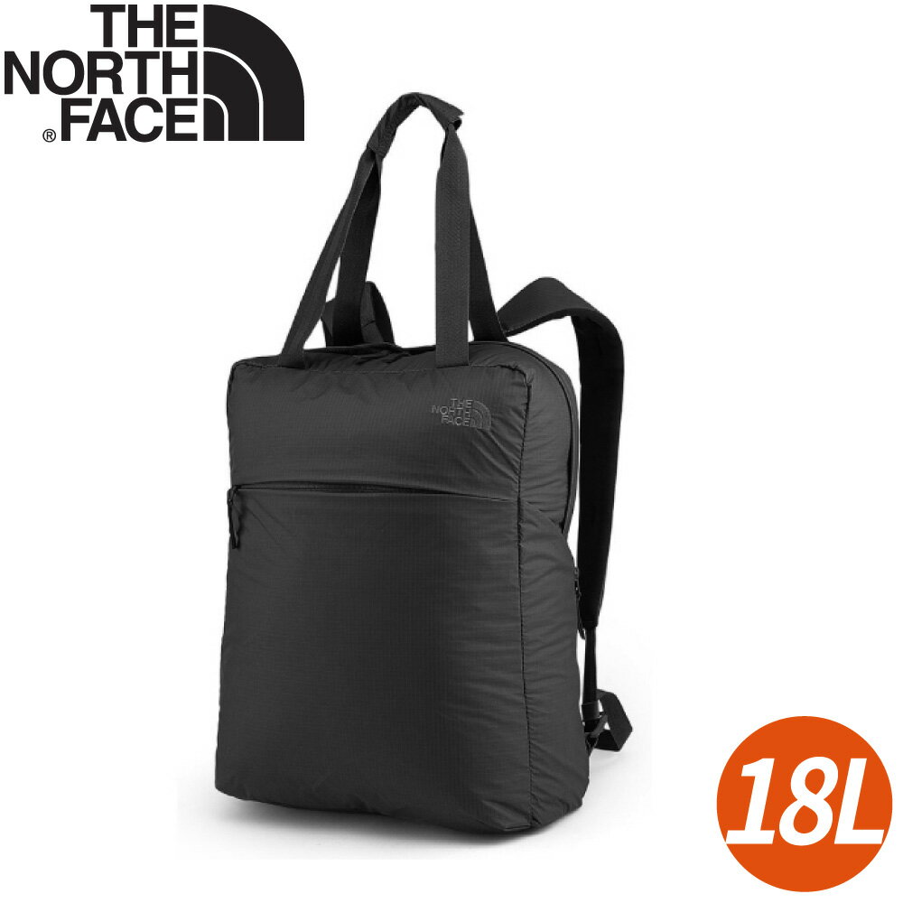 【The North Face Glam Tote 抗撕裂旅行雙肩揹包18L《黑》】3RHV/後揹包/手提包