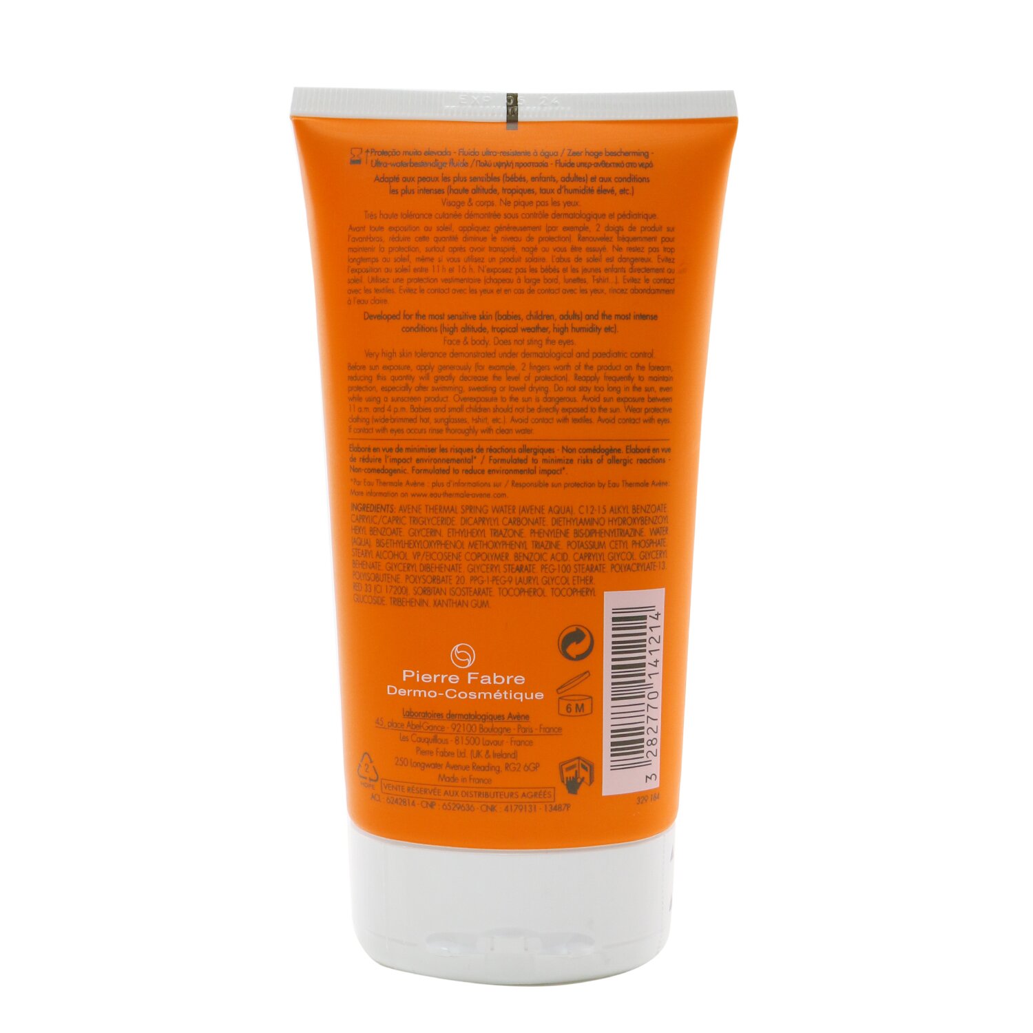 雅漾 Avene - 強效保護防曬乳 SPF 50 (嬰兒、兒童、成人適用) - 適合敏感肌膚 2
