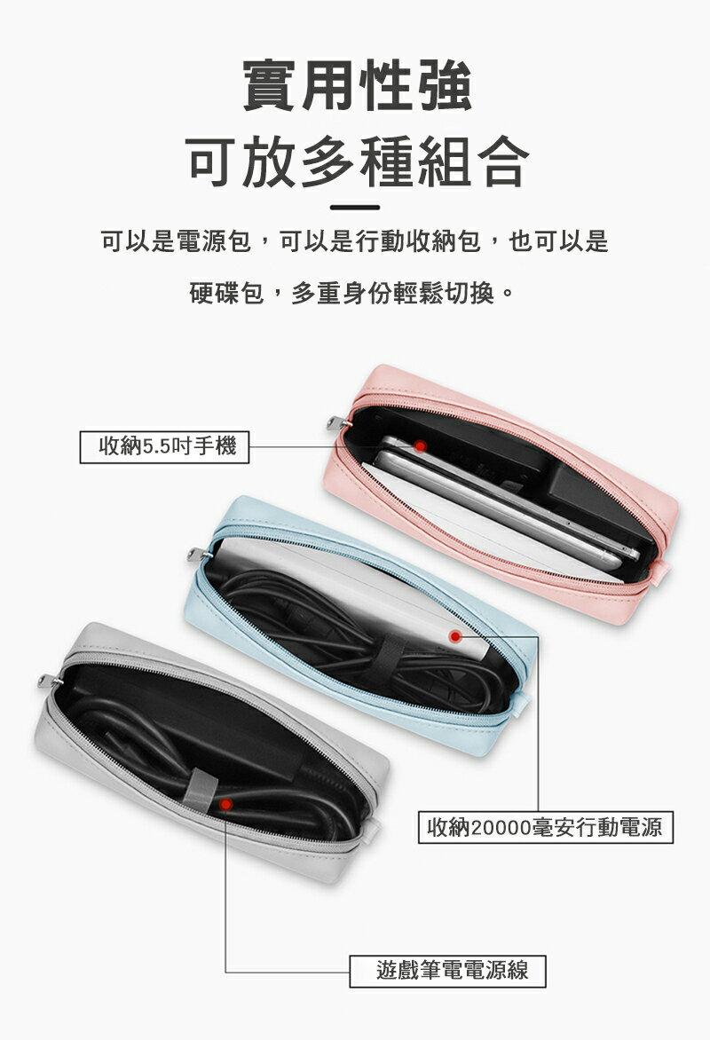 強尼拍賣~baona BN-Q003 多功能皮質收納包(大) 3