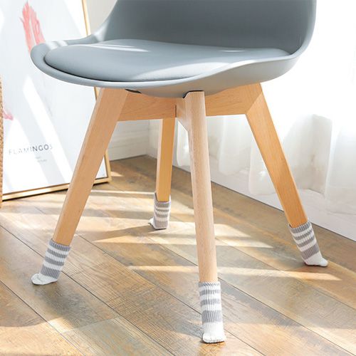 ✤宜家✤可愛貓咪腳掌靜音耐磨桌椅腳套 (4入) 桌腳墊 地板保護套 (顏色隨機出貨)