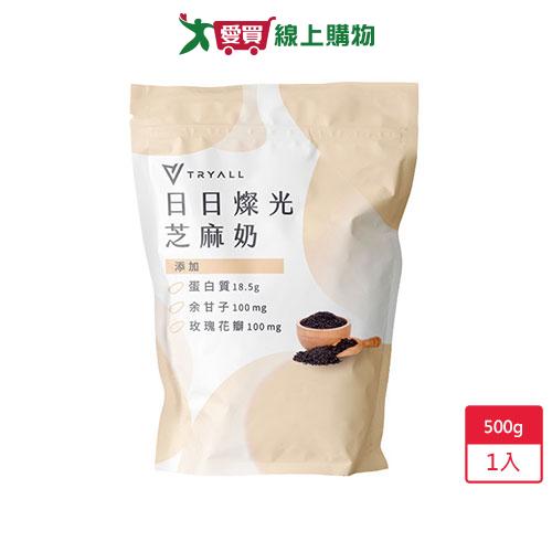 Tryall機能植物蛋白芝麻奶500g【愛買】