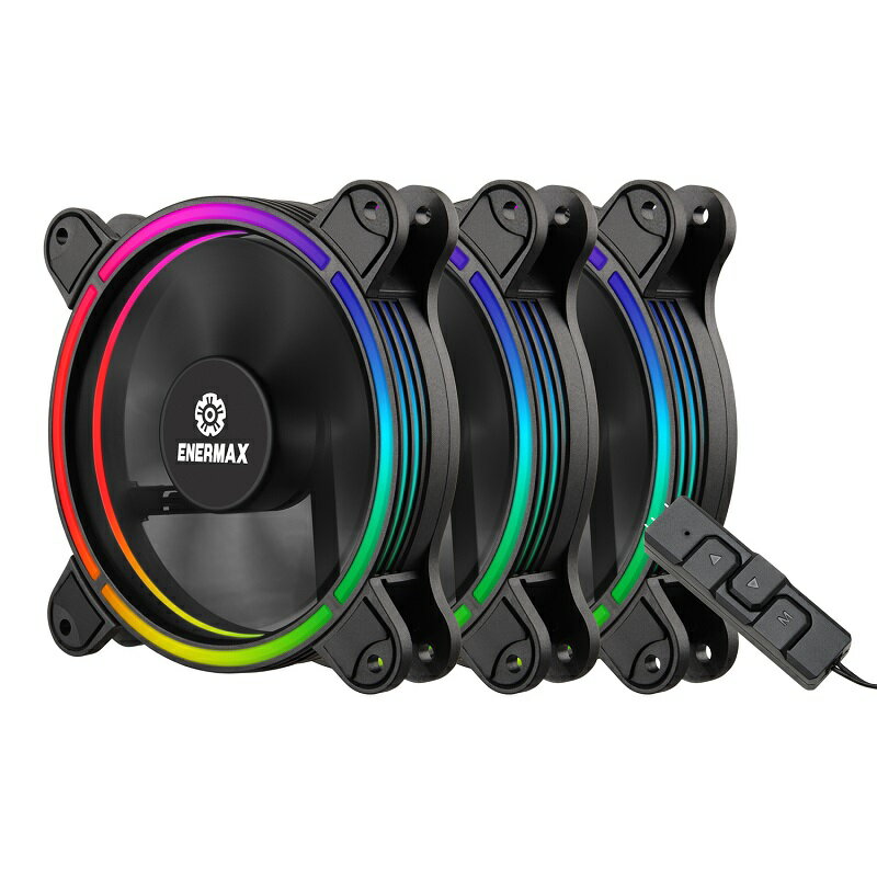 【享最高折300】ENERMAX 安耐美 TB.RGB.A 金彩蝠 12公分風扇/三顆包/UCTBRGBA12P-BP3