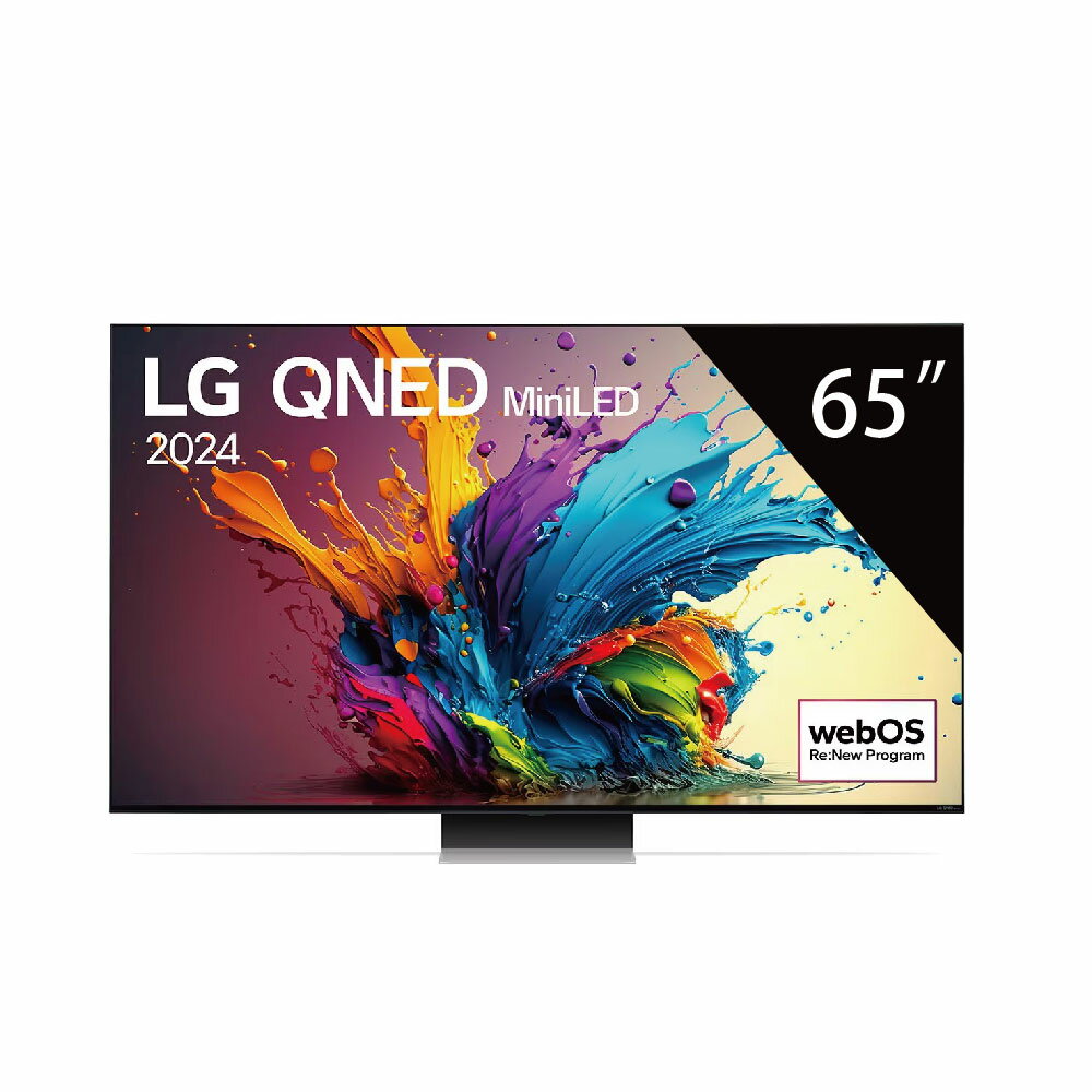 LG 樂金 2024 QNED MiniLED AI 4K 語音 物聯網 智慧 顯示器 91系列 (含基本安裝) 65吋 / 臺 65QNED91TTA