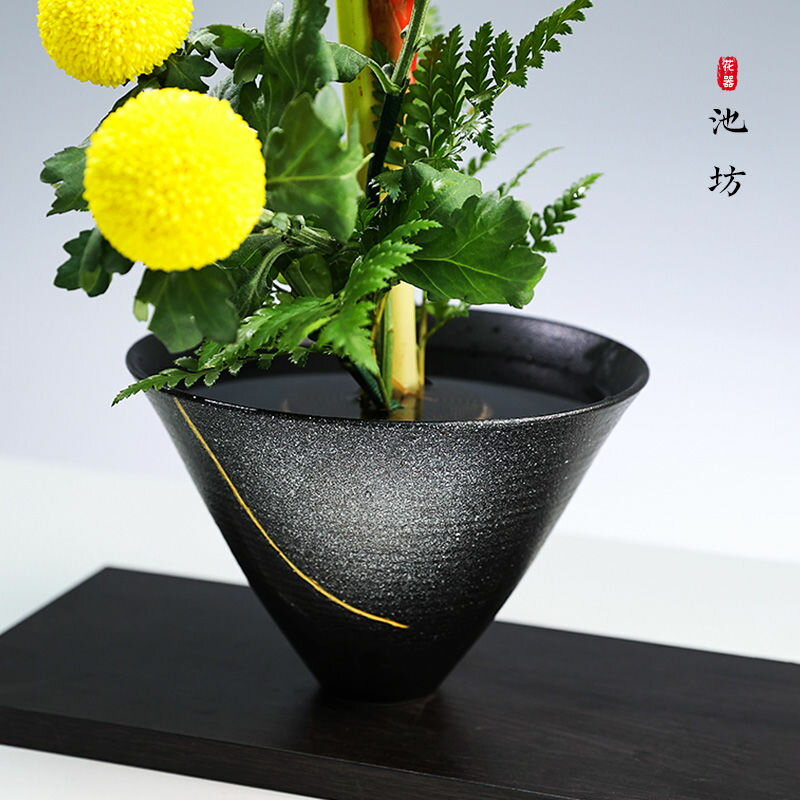 花器 華道 陶器 池坊 池坊 花器 立花 華道家元池坊 花器花盆花瓶池坊