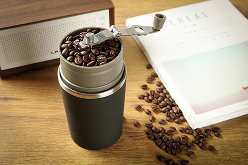 Mametsukue【日本代購】 一體式咖啡機 手磨咖啡機 不銹鋼濾杯