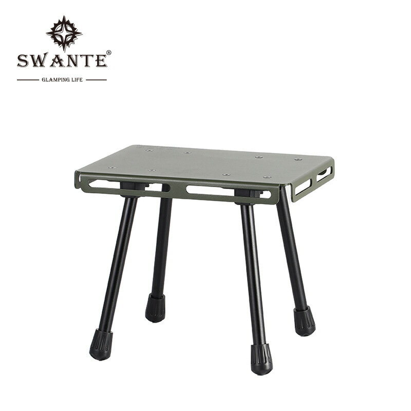 SWANTE戶外戰術多功能露營凳子可拓展可攜式鋁合金凳子可拆卸收納