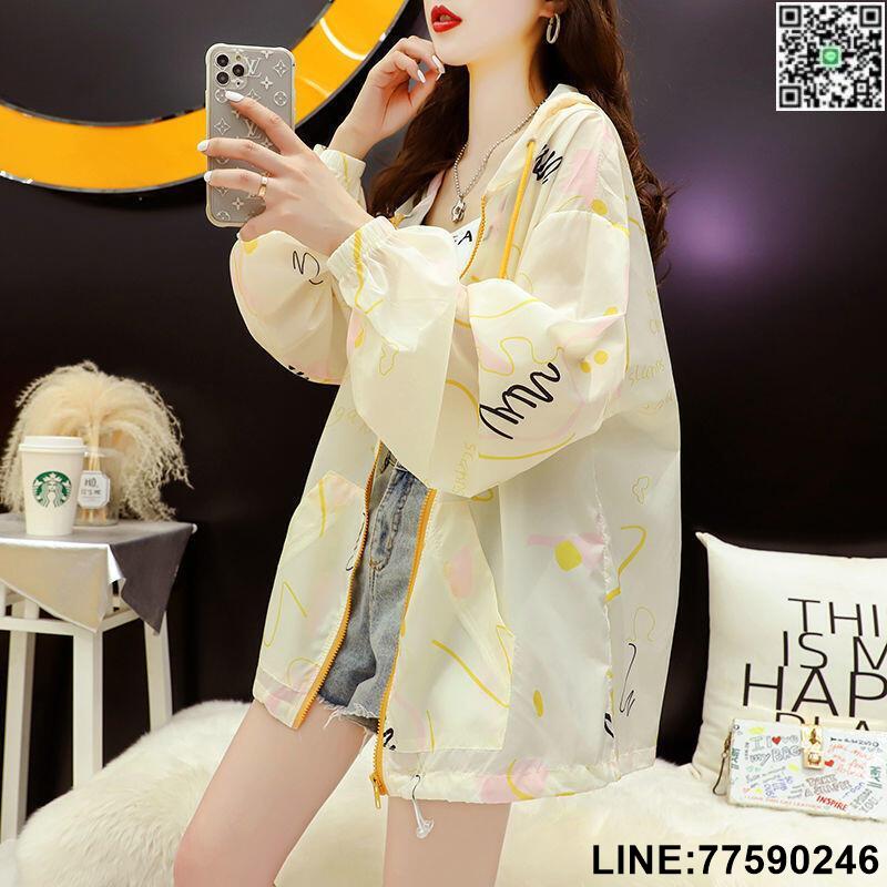 【歡樂購】【現貨免運】冰絲防曬服女2023年新款開衫薄款外套夏季防紫外線透氣連帽防曬衣