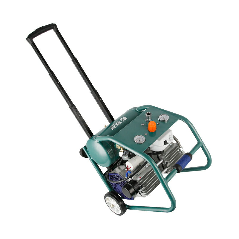 {可打統編 最低價}藤原空壓機小型便攜式高壓空氣壓縮機儲氣罐低音打氣220v無油氣泵 1