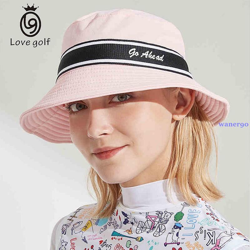 LG 高爾夫帽女2022新品golf球大簷帽子夏季遮陽帽運動休閒防曬漁夫帽