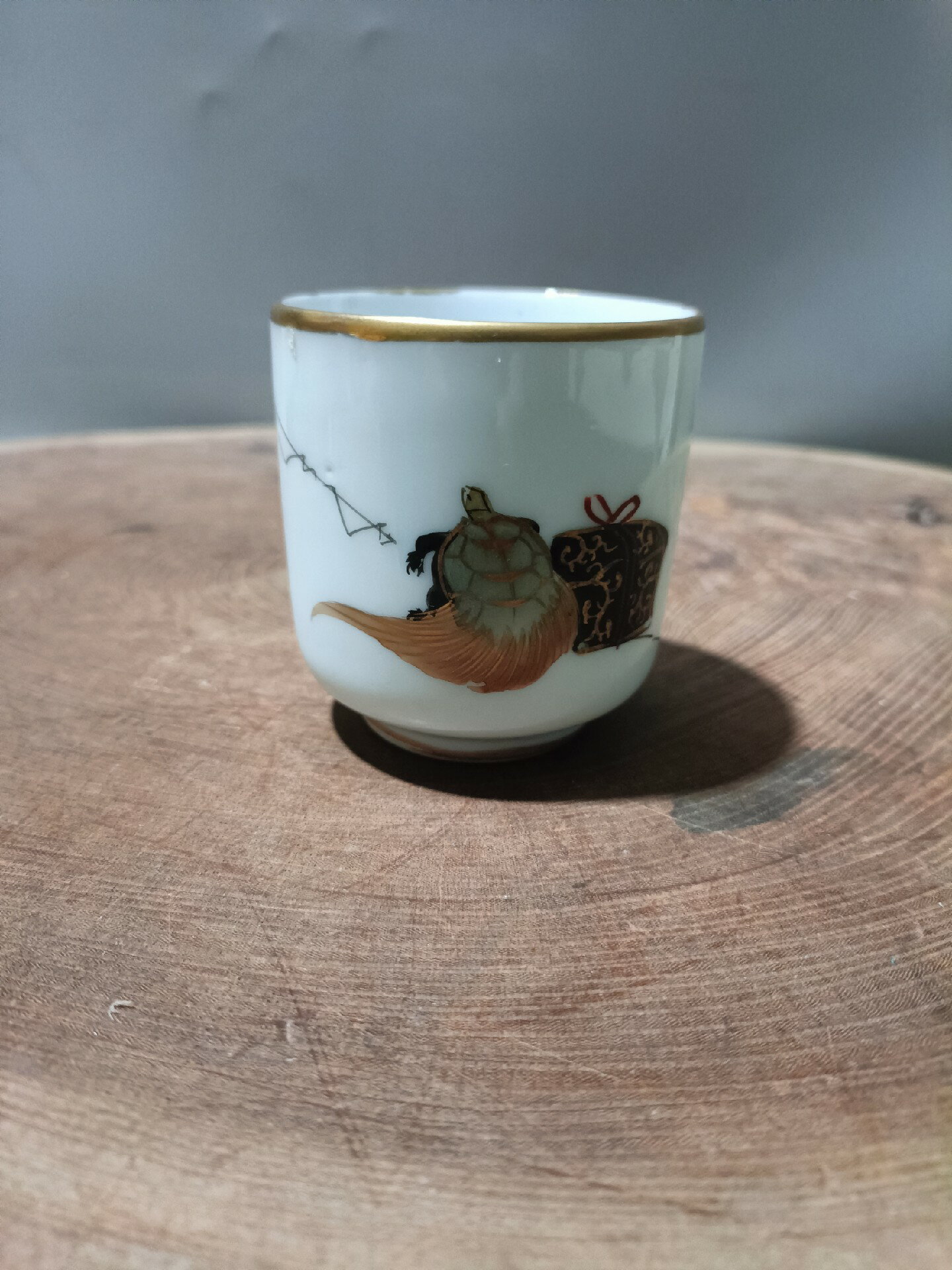 日本迴流瓷器古董大正時期老茶杯茶碗，全品無毛病，保真包老，民