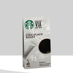 星巴克/咖啡豆/阿拉比卡/VIA/即溶咖啡/黑咖啡/星巴克VIA®派克市場烘焙即溶咖啡/Starbucks VIA