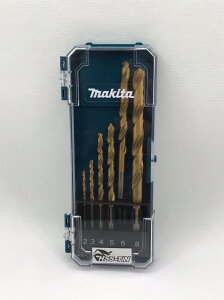 makita牧田 6支組 HSS高速鋼鐵專用 鑽尾 鑽頭 鑽鐵 麻花鑽頭 鑽頭套裝 電鑽 電動起子
