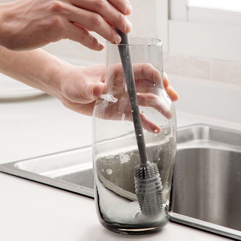 洗杯子神器無死角長柄縫隙硬毛奶瓶刷子清潔刷清洗水杯保溫杯毛刷
