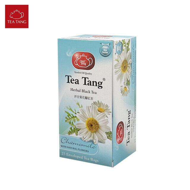 有效期限至 2025/09/01【Tea Tang】洋甘菊花瓣紅茶 1.5gX25包/盒