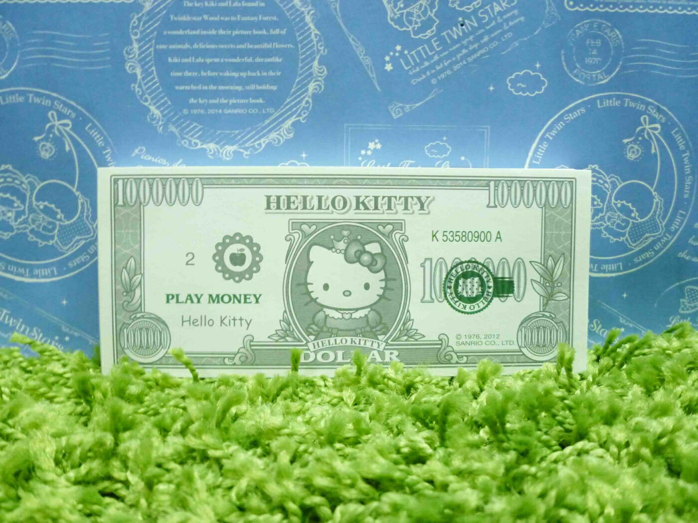 【震撼精品百貨】Hello Kitty 凱蒂貓 造型便條紙-錢圖案【共1款】 震撼日式精品百貨