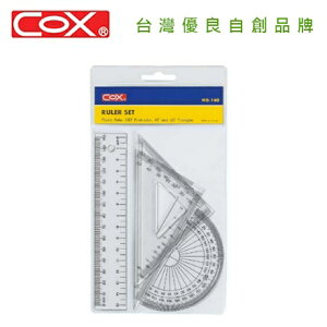 COX 三燕 15CM三角板尺組 / 組 NO.160