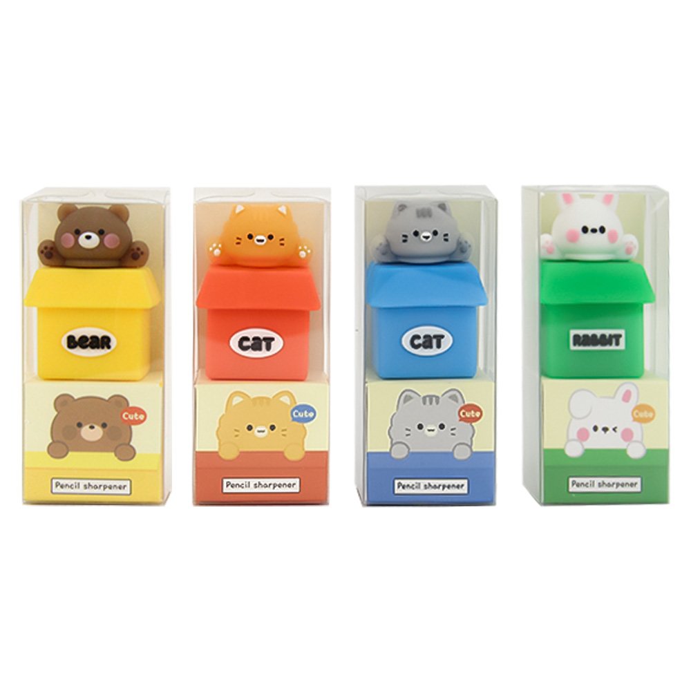 萌寵盒子卷筆刀 (款式隨機出貨)【九乘九購物網】