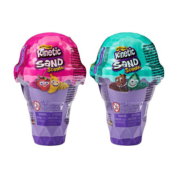 【瑞典 Kinetic Sand】冰淇淋驚喜組 (巧克力薄荷/草莓香蕉2款可選) / 無麩質 / 安全無毒 / 瑞典製造生產