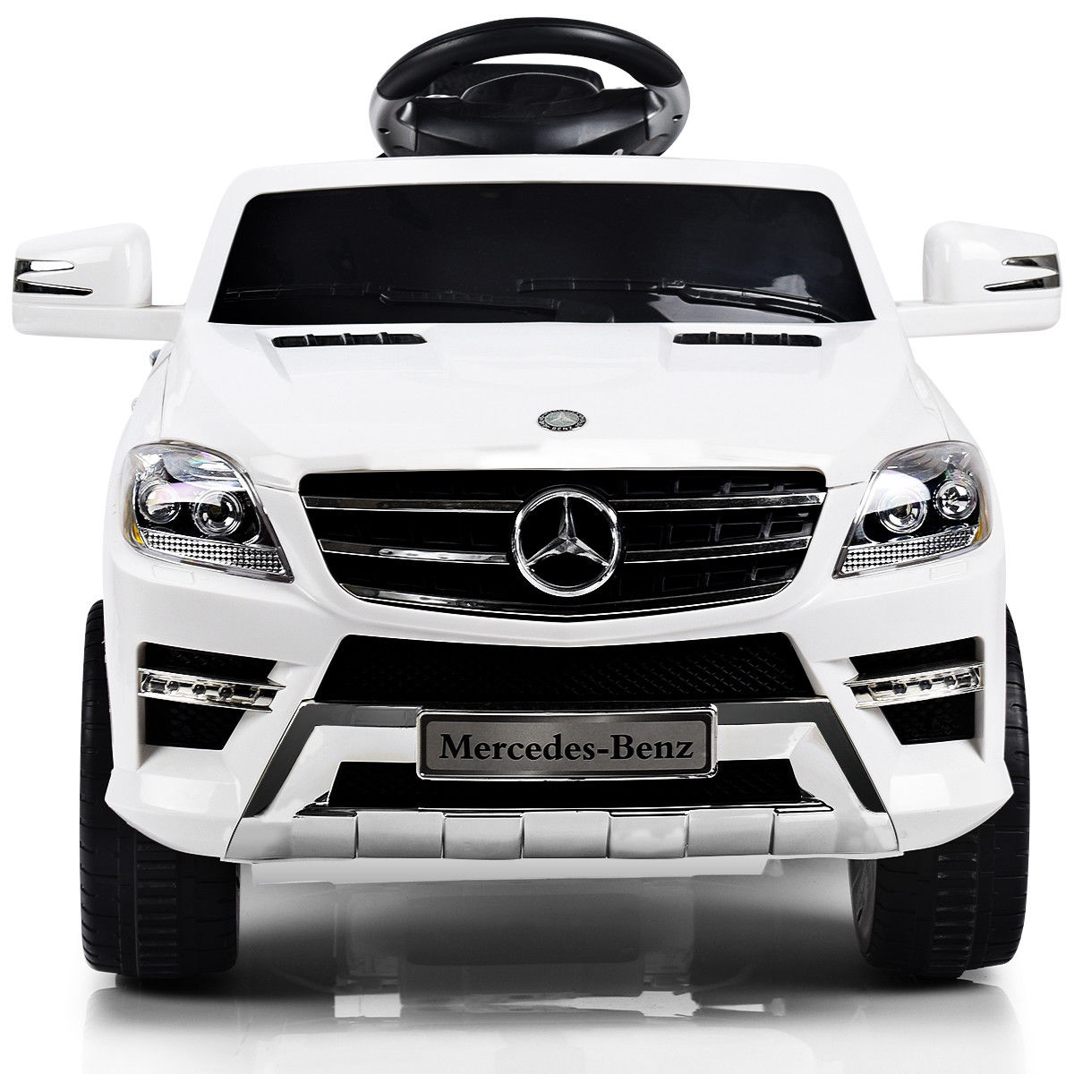 costway mercedes benz ml350 6v electric kids ride on car licensed mp3 rc remote control