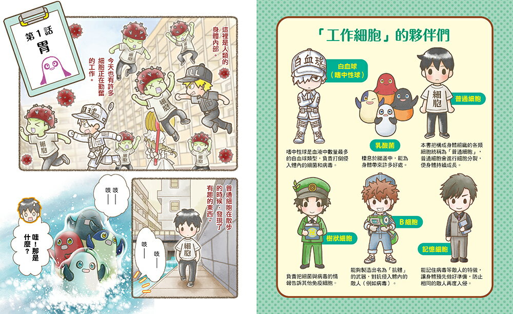【讀書共和國】繪本工作細胞⑥天降奇兵！乳酸菌與害菌大亂鬥 2