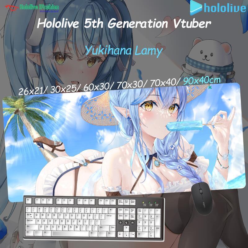 【可開發票】Vtuber hololive 萌娘 雪花菈米 滑鼠墊 二次元 超大滑鼠墊 桌墊