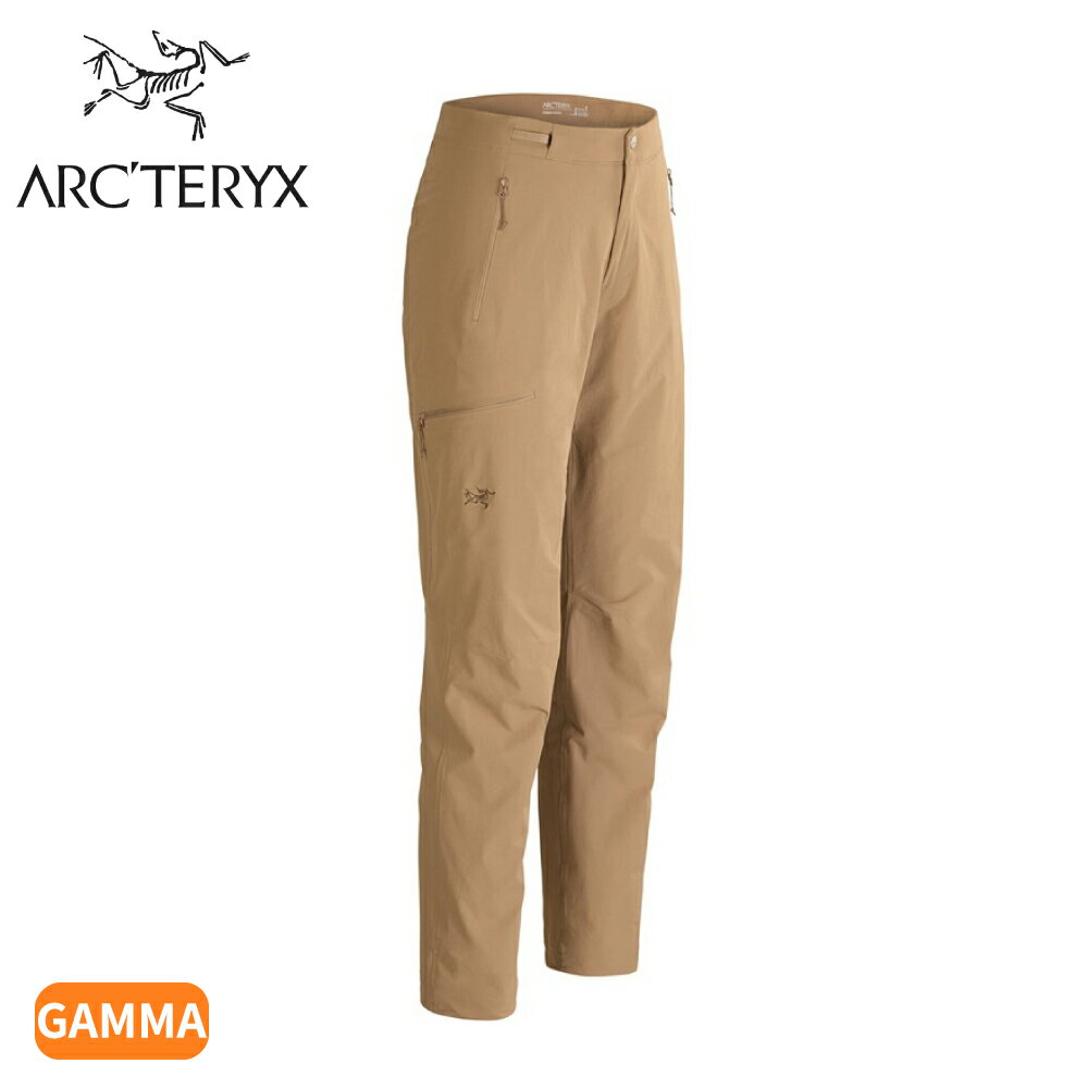 【ARC''TERYX 始祖鳥 女 Gamma 軟殼長褲《帆布棕》】X000007687/登山/露營/休閒長褲/機能長褲