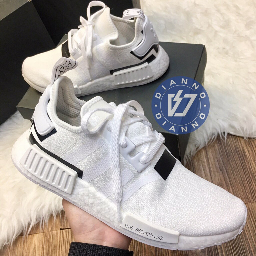 帝安諾-實體店面ADIDAS NMD_R1 BOOST 編織聖保羅藍水晶藍小鬍子白