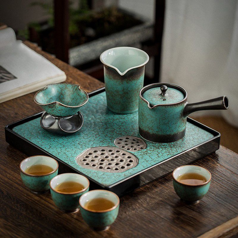 中式茶具 茶具套裝家用客廳輕奢高檔功夫泡茶小型茶盤辦公室會客禮盒