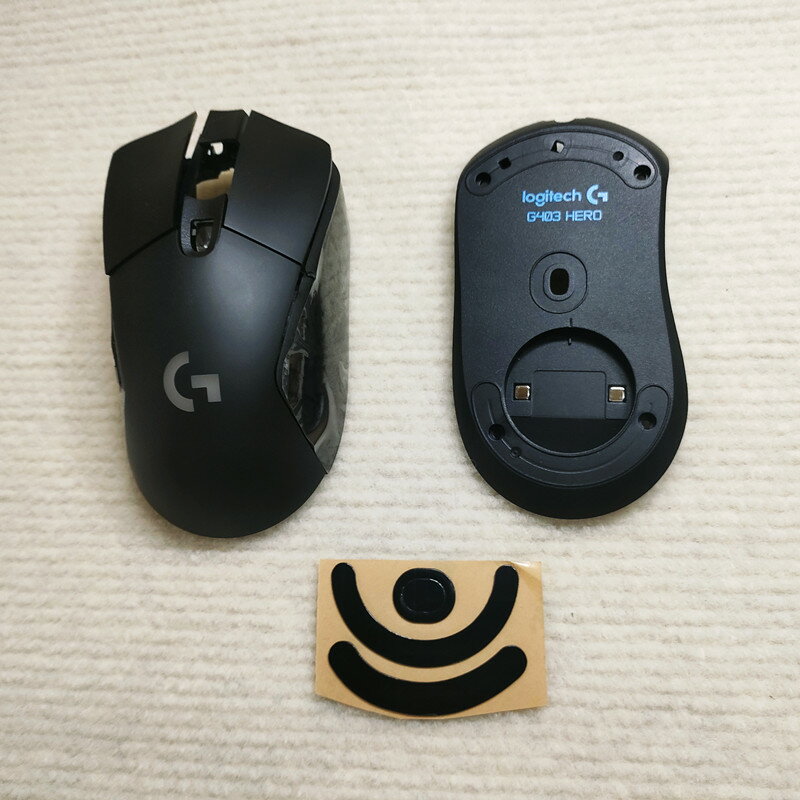 {保固一年 可打統編}Logitech羅技G403 HERO有線游戲鼠標外殼底殼鼠標維修零件 1