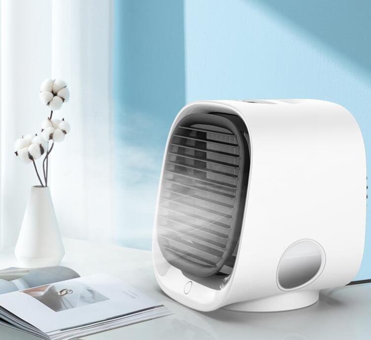 usb小夜燈2021年小風扇新款水冷桌面辦公室空調扇家用小型電風扇 全館免運