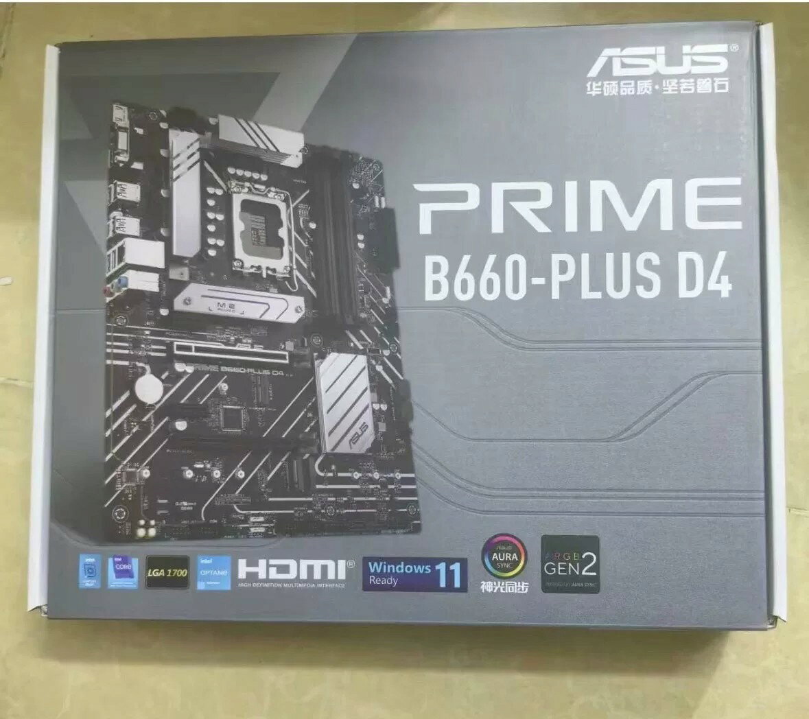 高品質全新現貨【華碩PRIME B660-PLUS D4主機板】三年保固 箱說齊全 電腦DIY組裝 遊戲電競主機板 庫存現貨
