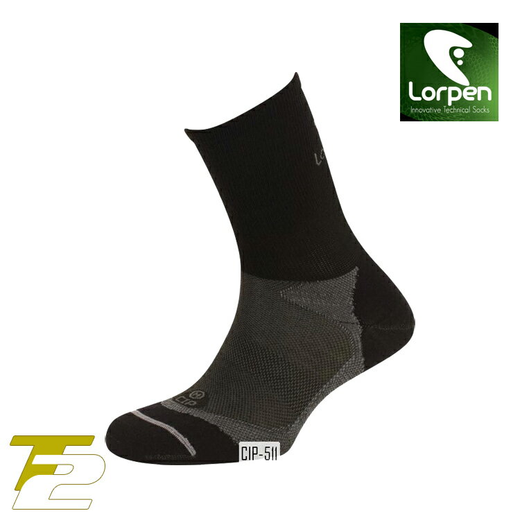 Lorpen T2 Polycolonx內襪 CIP(I)(中性款)/城市綠洲 (快乾、排汗、萊卡、西班牙）