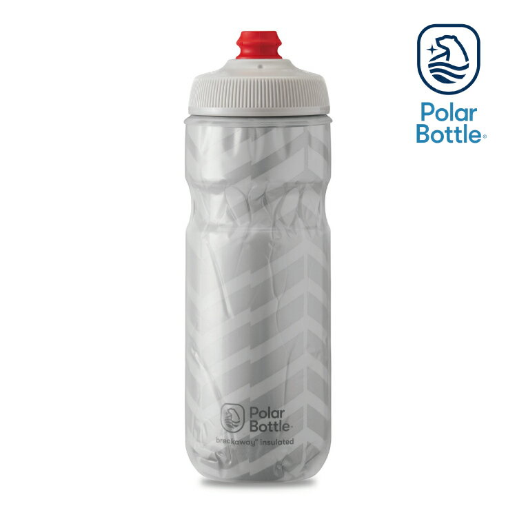 Polar Bottle 20oz 雙層保冷噴射水壺 BOLT 白-銀 / 自行車 水壺 單車 保冷 噴射水壺