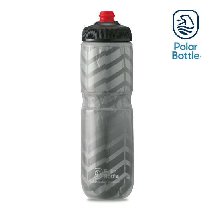 Polar Bottle 24oz 雙層保冷噴射水壺 BOLT 灰-銀 / 自行車 水壺 單車 保冷 噴射水壺