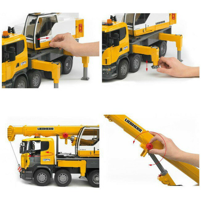 【Fun心玩】RU3570 麗嬰公司 德國製造 BRUDER 1：16 大吊車 吊車型 工程車 大型汽車 兒童玩具 禮物 6