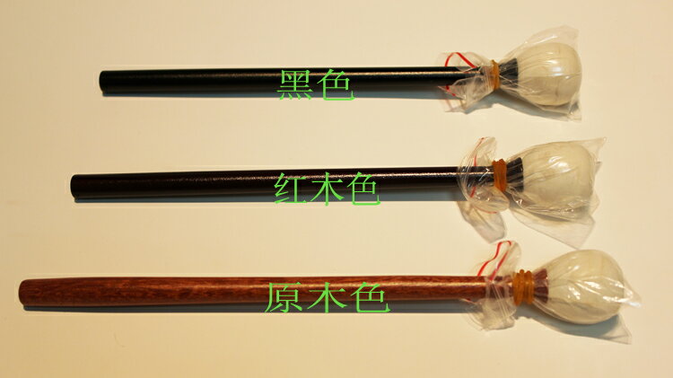 佛教用品法器配件木魚棒木魚錘木魚槌原色紅木色黑色黃色3--8英寸 4
