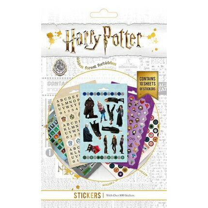 【哈利波特】 800款魔法世界貼紙組 （英國進口）HARRY POTTER 裝飾貼紙 筆電貼紙 手機貼紙 行李箱貼紙