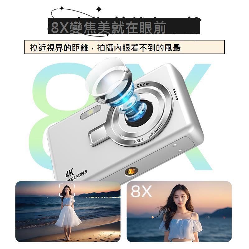 ccd相機學生入門高清旅游數碼照相機復古隨身小型卡片拍立得相機