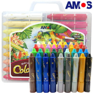 韓國 AMOS 36色粗款神奇水蠟筆