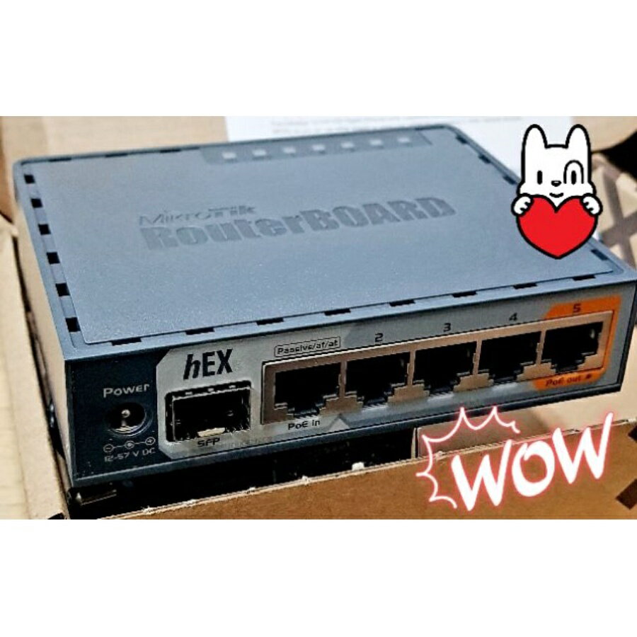 品】Mikrotik hEX S 有線LANルーター4台 【公式通販】