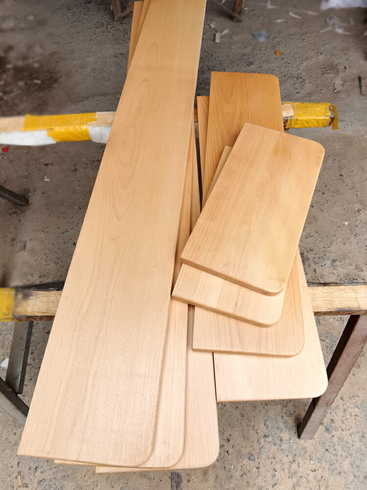 櫸木原木實木板材DIY定制一字隔板置物架層板擱板書架裝飾板